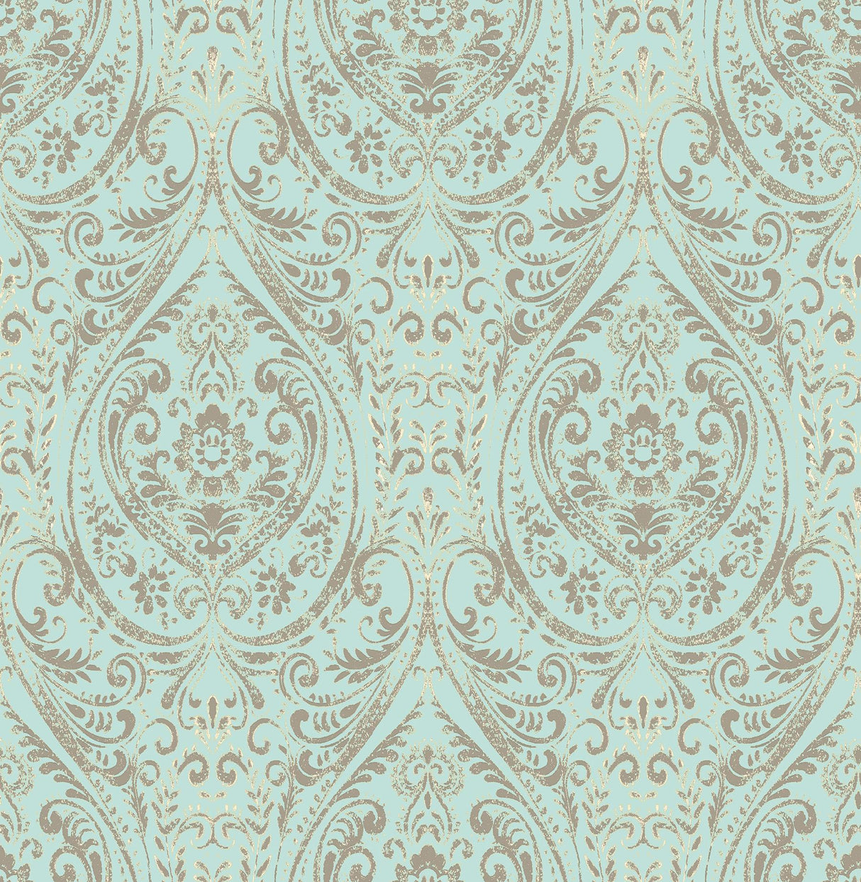York Nomad Damask Peel & Stick Wallpaper