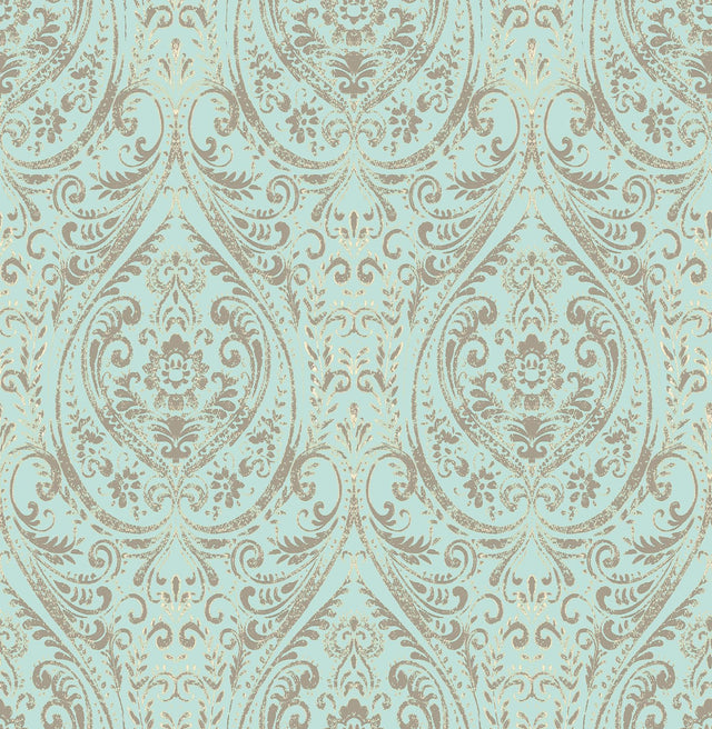 York Nomad Damask Peel & Stick Wallpaper
