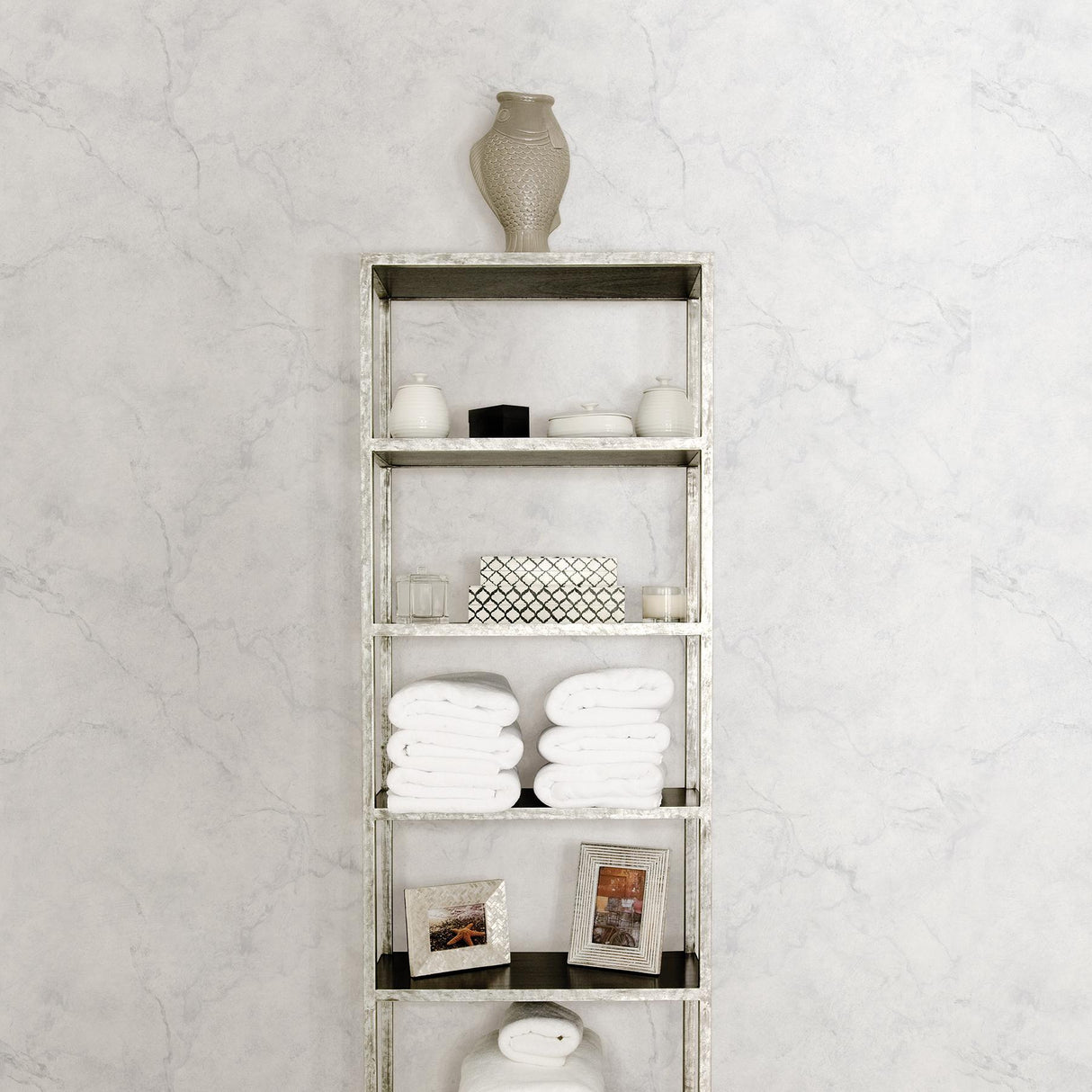 York Carrara Marble Peel & Stick Wallpaper
