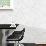 York Carrara Marble Peel & Stick Wallpaper