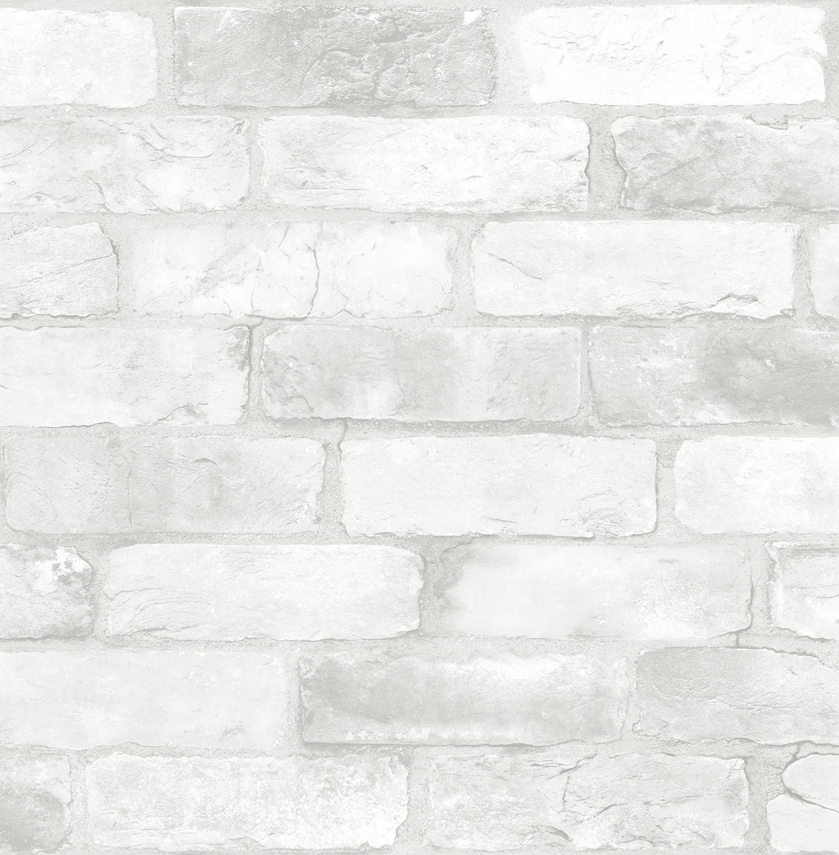 York Loft White Brick Peel & Stick Wallpaper