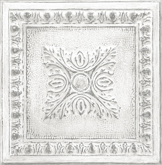 York Reclaimed Tin Peel & Stick Wallpaper