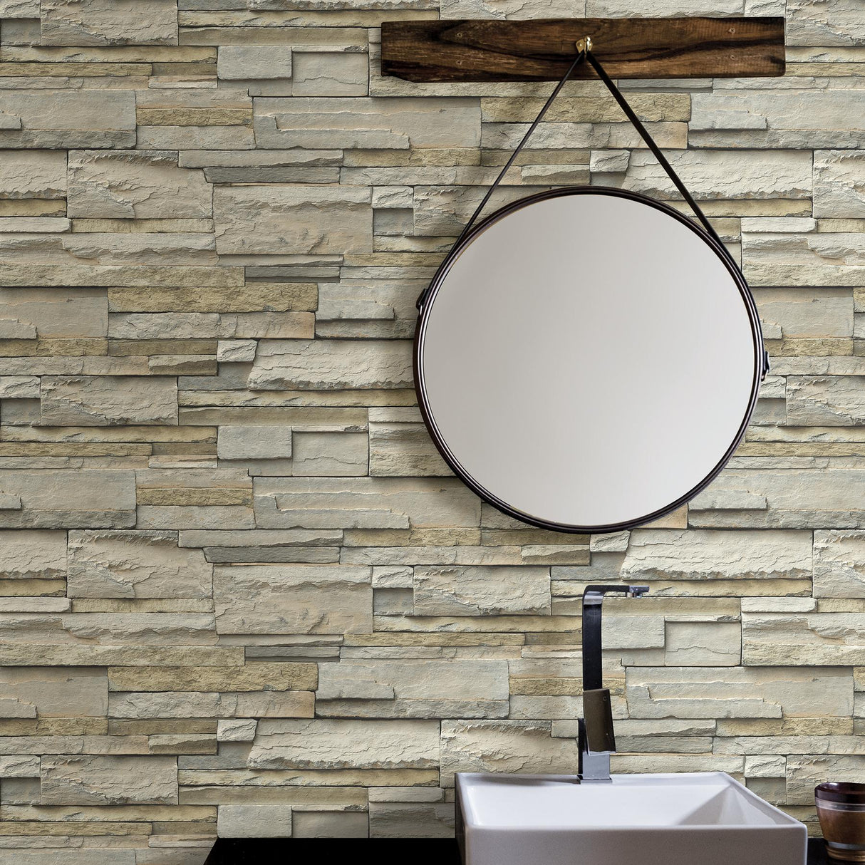 York Slate Peel & Stick Wallpaper