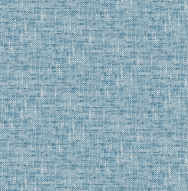 York Navy Poplin Texture Peel & Stick Wallpaper