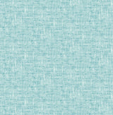 York Aqua Poplin Texture Peel & Stick Wallpaper