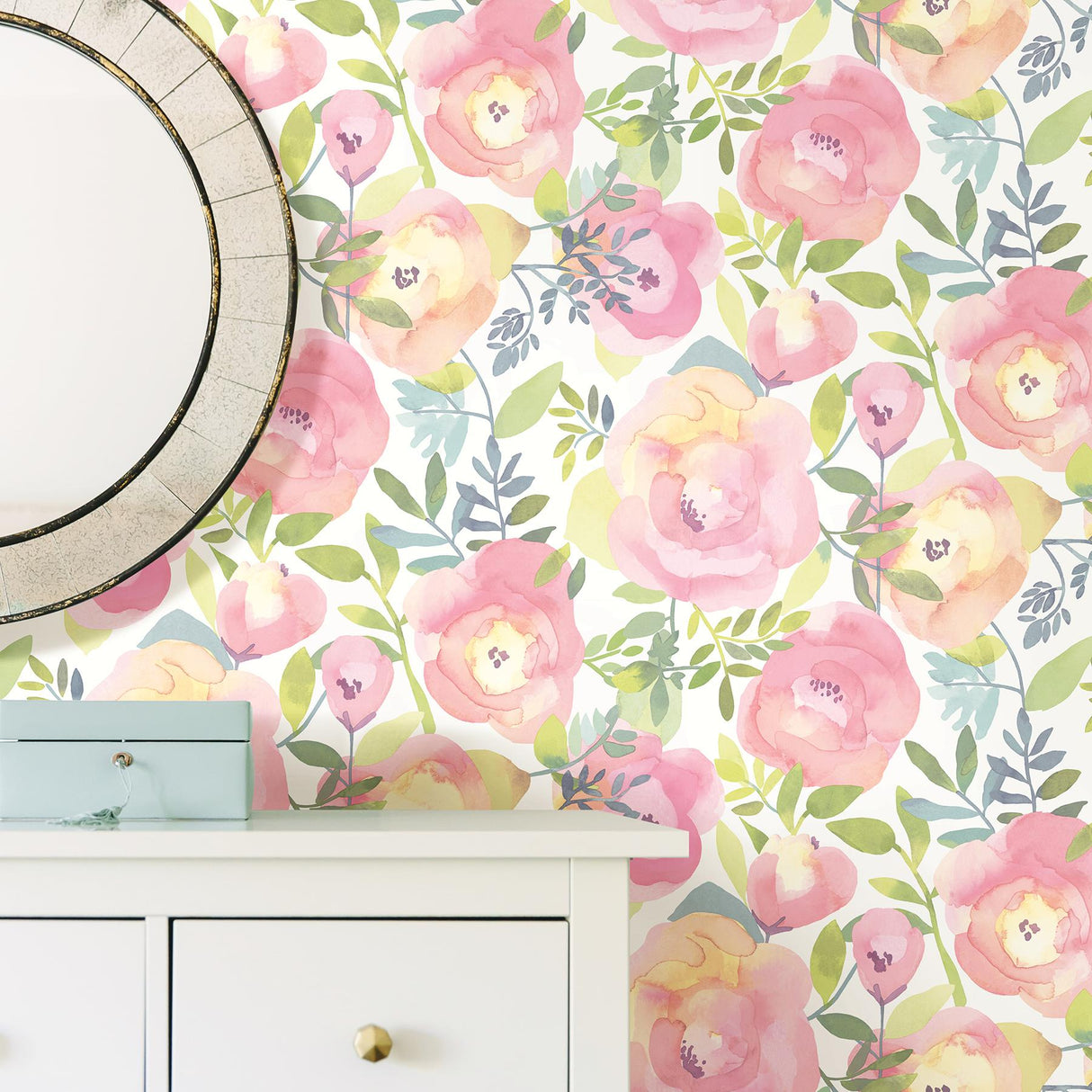 York Peachy Keen Pink Peel & Stick Wallpaper