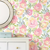 York Peachy Keen Pink Peel & Stick Wallpaper
