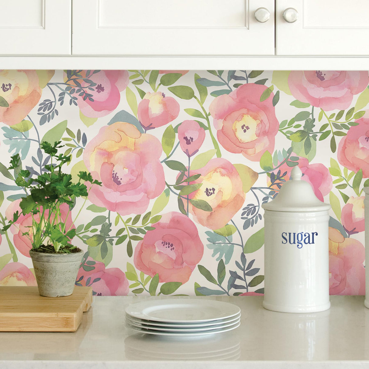 York Peachy Keen Pink Peel & Stick Wallpaper