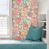 York Peachy Keen Pink Peel & Stick Wallpaper