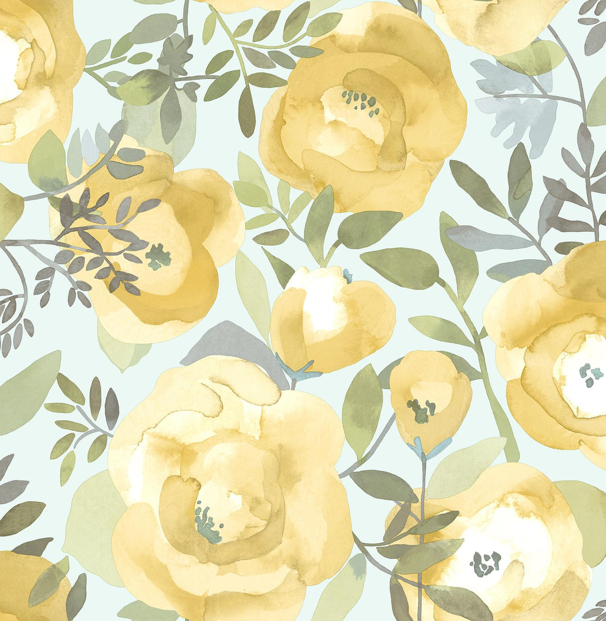 York Peachy Keen Yellow Peel & Stick Wallpaper