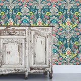 York Summer Love Teal Peel & Stick Wallpaper