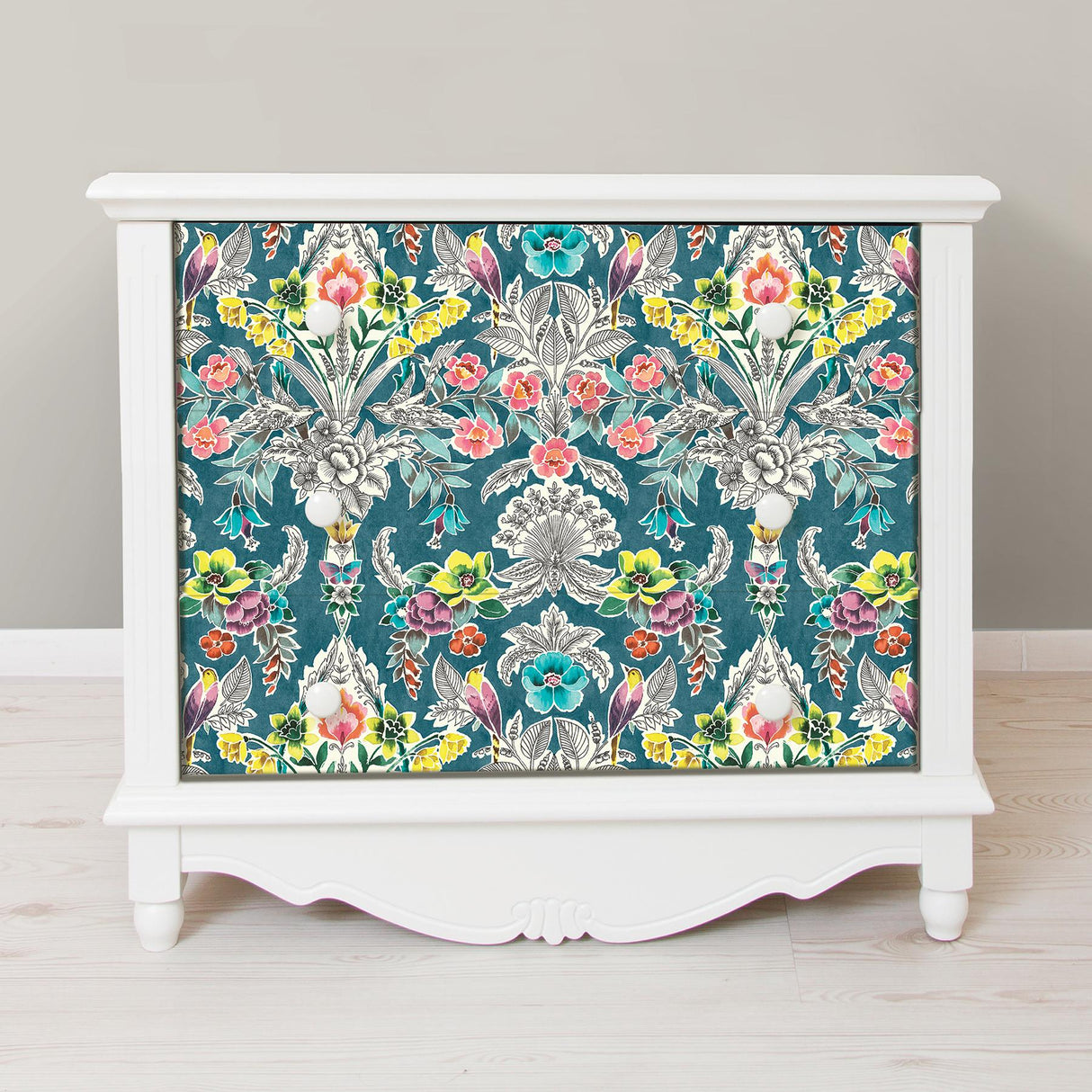 York Summer Love Teal Peel & Stick Wallpaper