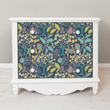 York Groovy Garden Navy Peel & Stick Wallpaper