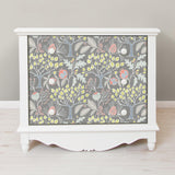 York Groovy Garden Grey Peel & Stick Wallpaper