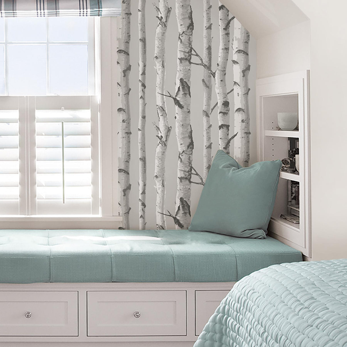York Birch Tree Peel & Stick Wallpaper