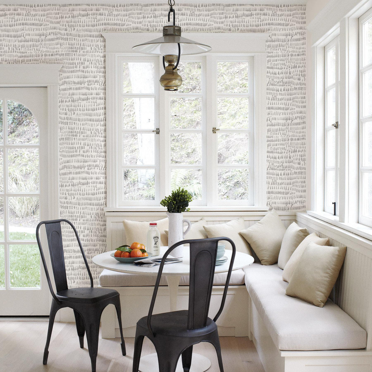 York Kylver Grey Peel & Stick Wallpaper