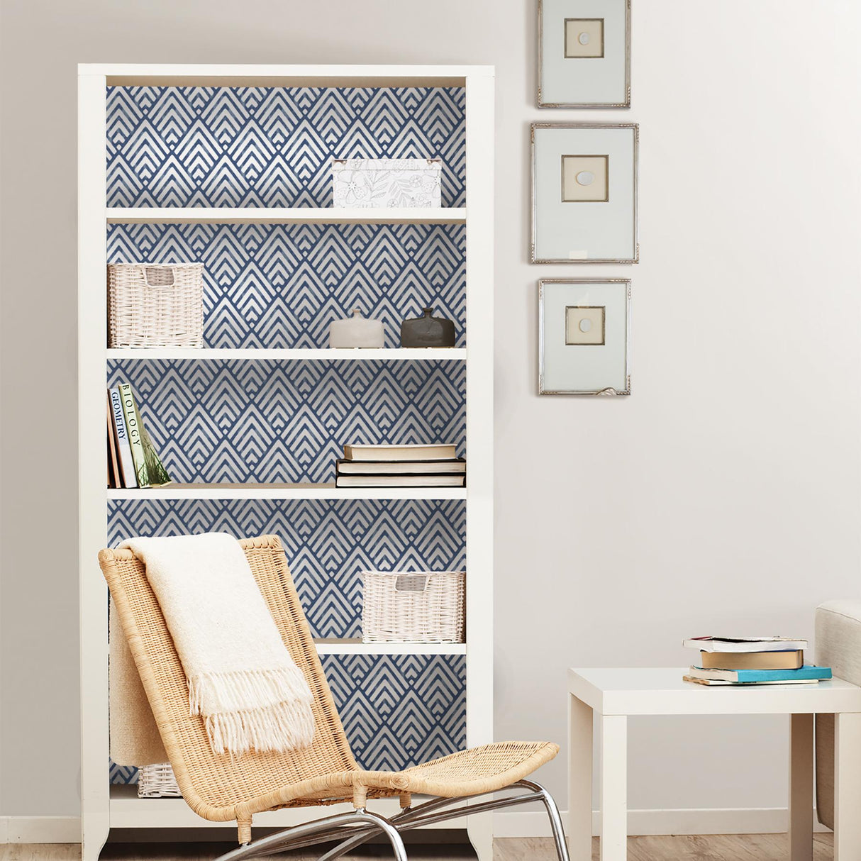 York Arrowhead Deep Blue Peel & Stick Wallpaper