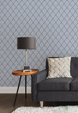 York Arrowhead Deep Blue Peel & Stick Wallpaper