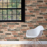 York Newport Reclaimed Brick Peel & Stick Wallpaper