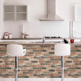 York Newport Reclaimed Brick Peel & Stick Wallpaper