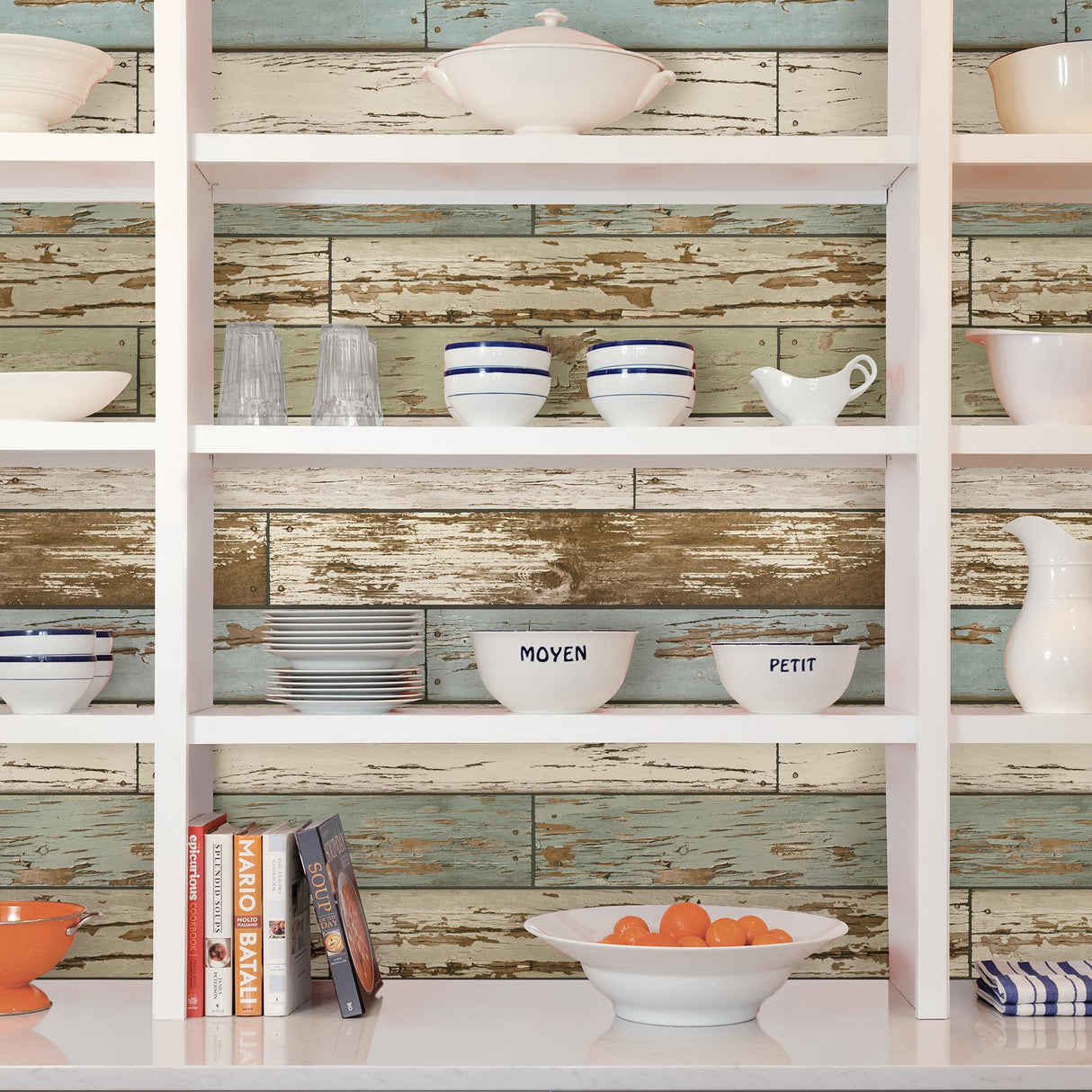York Old Salem Vintage Wood Peel & Stick Wallpaper