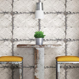 York Vintage Tin Tile Peel & Stick Wallpaper