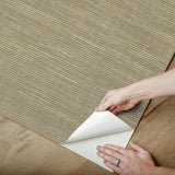 York Wheat Grasscloth Peel & Stick Wallpaper