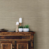 York Wheat Grasscloth Peel & Stick Wallpaper