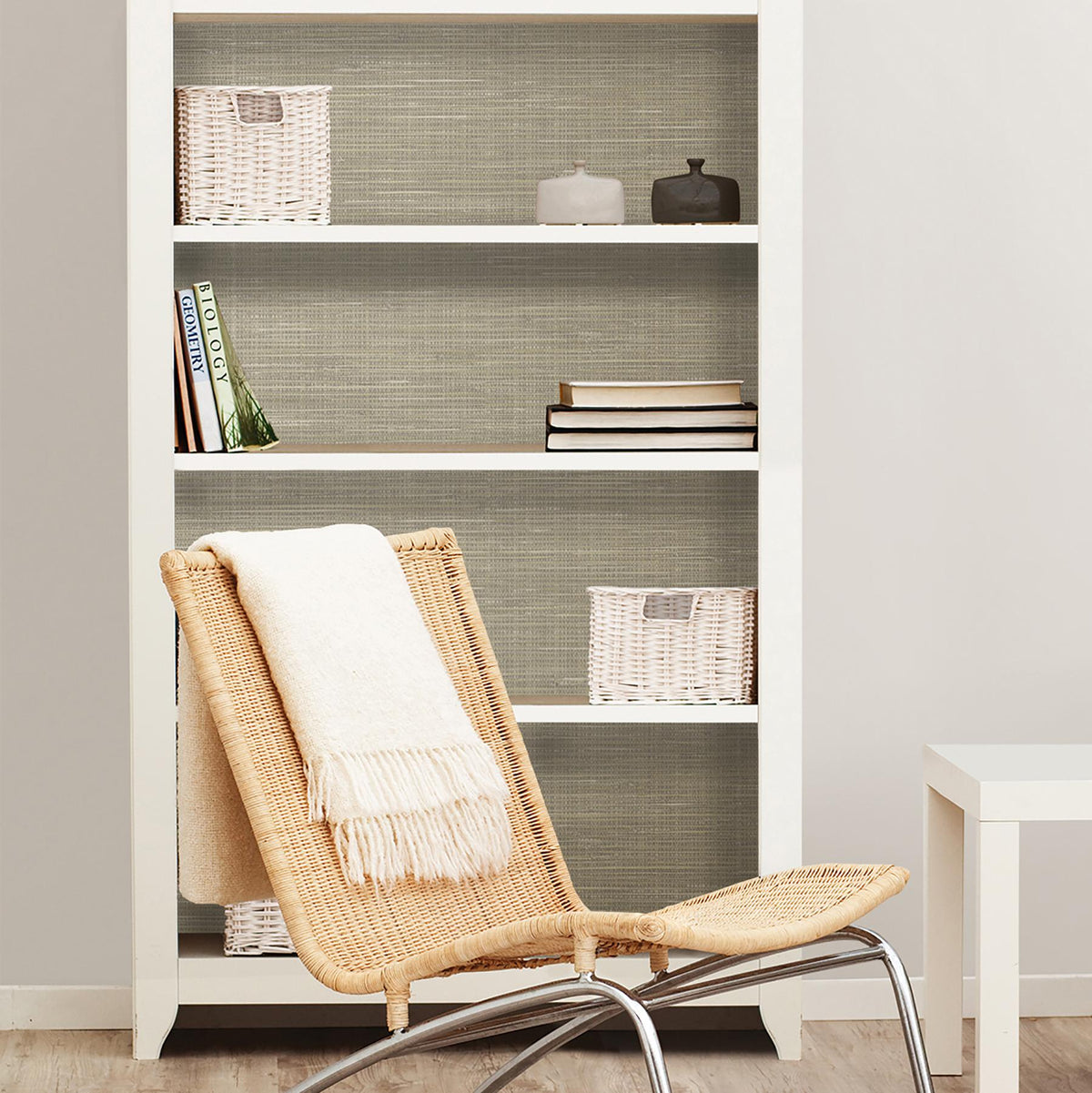 York Wheat Grasscloth Peel & Stick Wallpaper