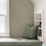 York Wheat Grasscloth Peel & Stick Wallpaper