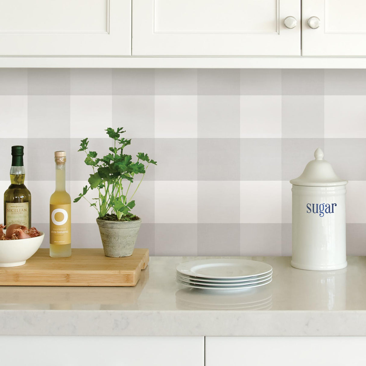 York Farmhouse Plaid Peel & Stick Wallpaper