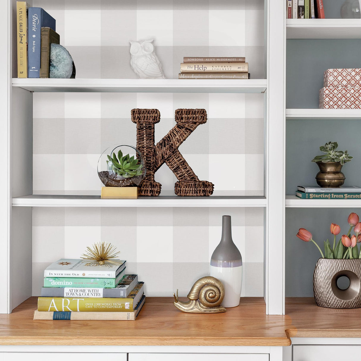 York Farmhouse Plaid Peel & Stick Wallpaper