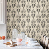 York Folk Tulip Peel & Stick Wallpaper
