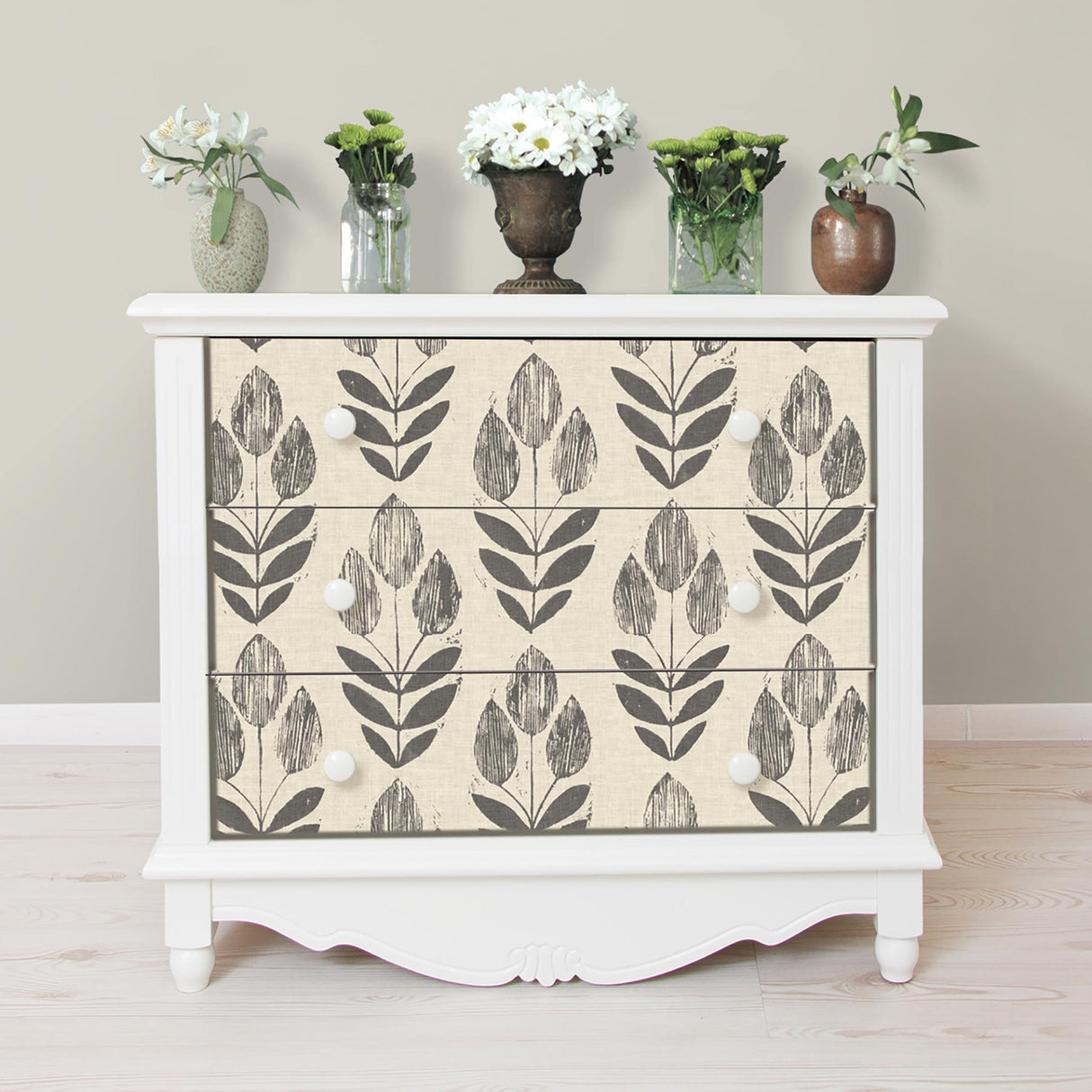 York Folk Tulip Peel & Stick Wallpaper