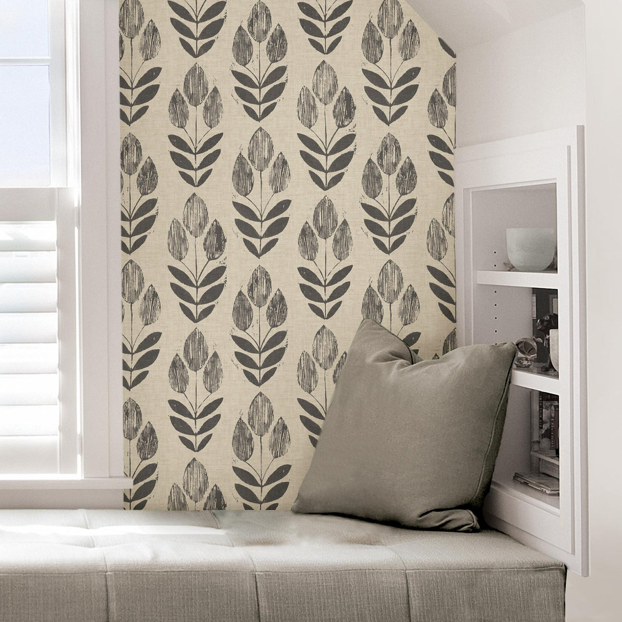 York Folk Tulip Peel & Stick Wallpaper