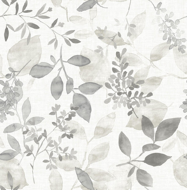York Grey Breezy Peel & Stick Wallpaper