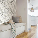 York Grey Breezy Peel & Stick Wallpaper