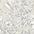 York Grey Cayman Peel & Stick Wallpaper