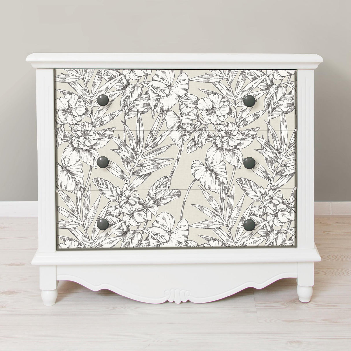 York Grey Cayman Peel & Stick Wallpaper