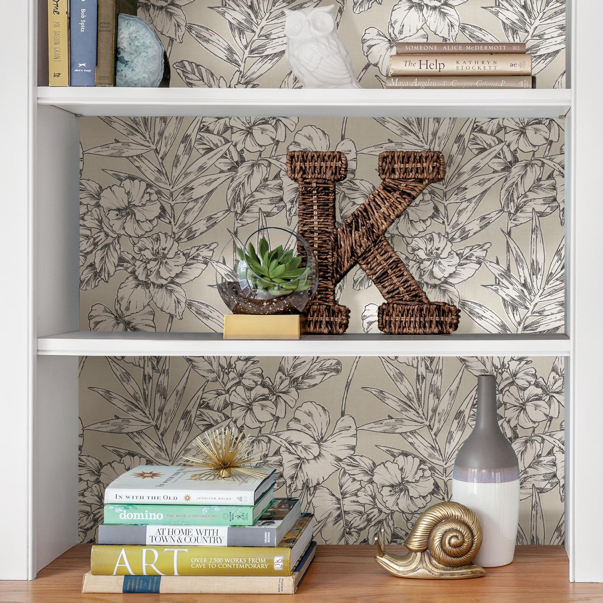 York Grey Cayman Peel & Stick Wallpaper