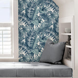 York Blue Maui Peel & Stick Wallpaper