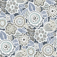 York Dream On Navy Peel & Stick Wallpaper