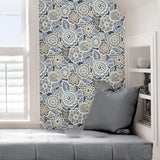 York Dream On Navy Peel & Stick Wallpaper