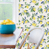 York Lemon Drop Yellow Peel & Stick Wallpaper