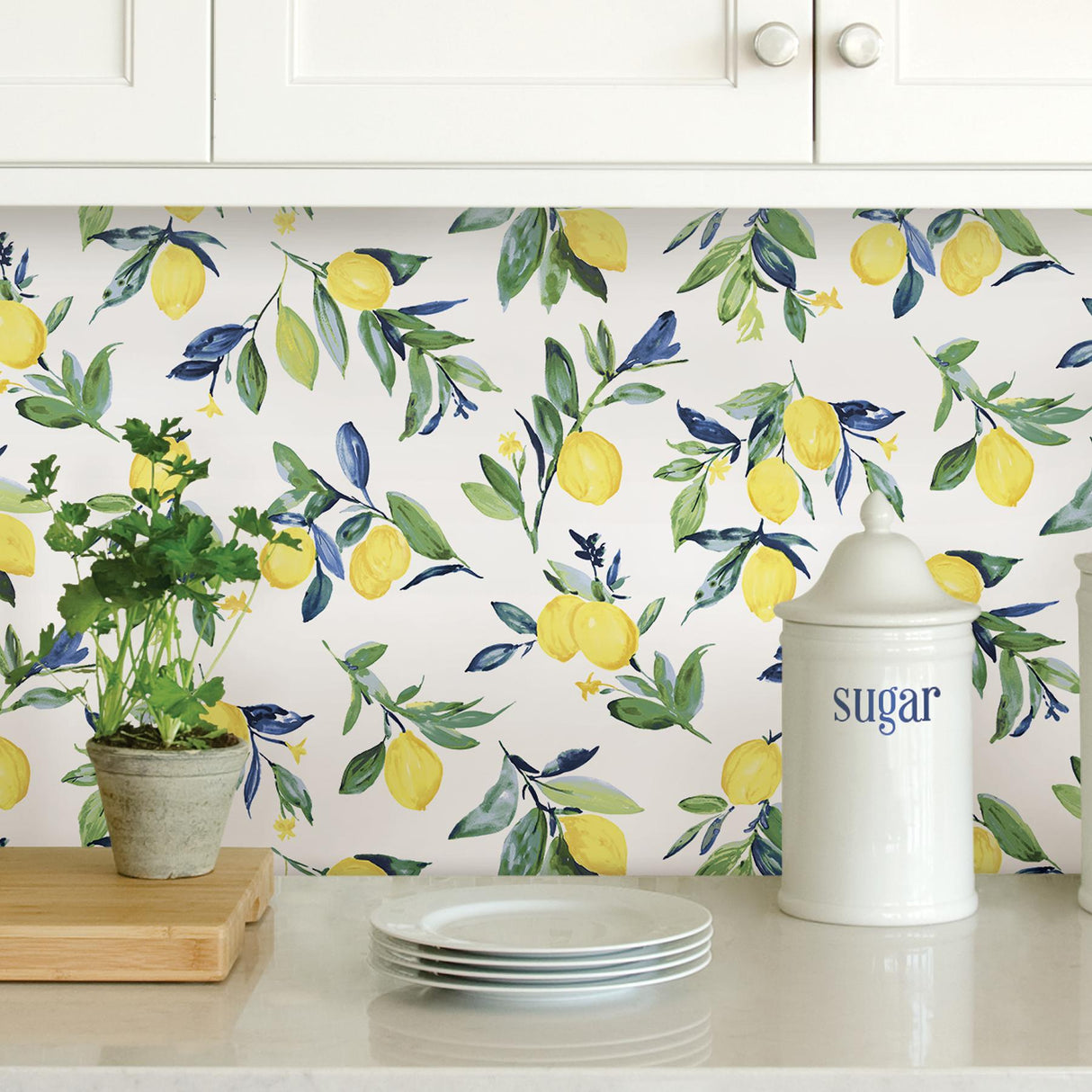 York Lemon Drop Yellow Peel & Stick Wallpaper