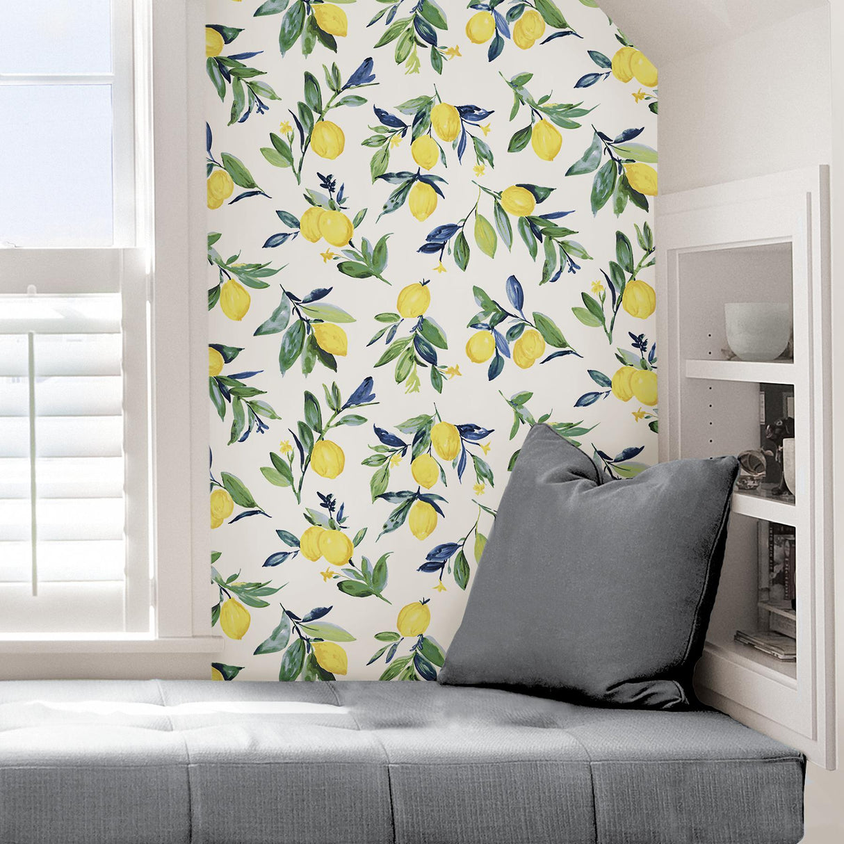 York Lemon Drop Yellow Peel & Stick Wallpaper