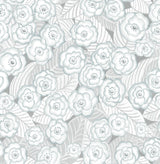 York Oopsie Daisy Grey Peel & Stick Wallpaper