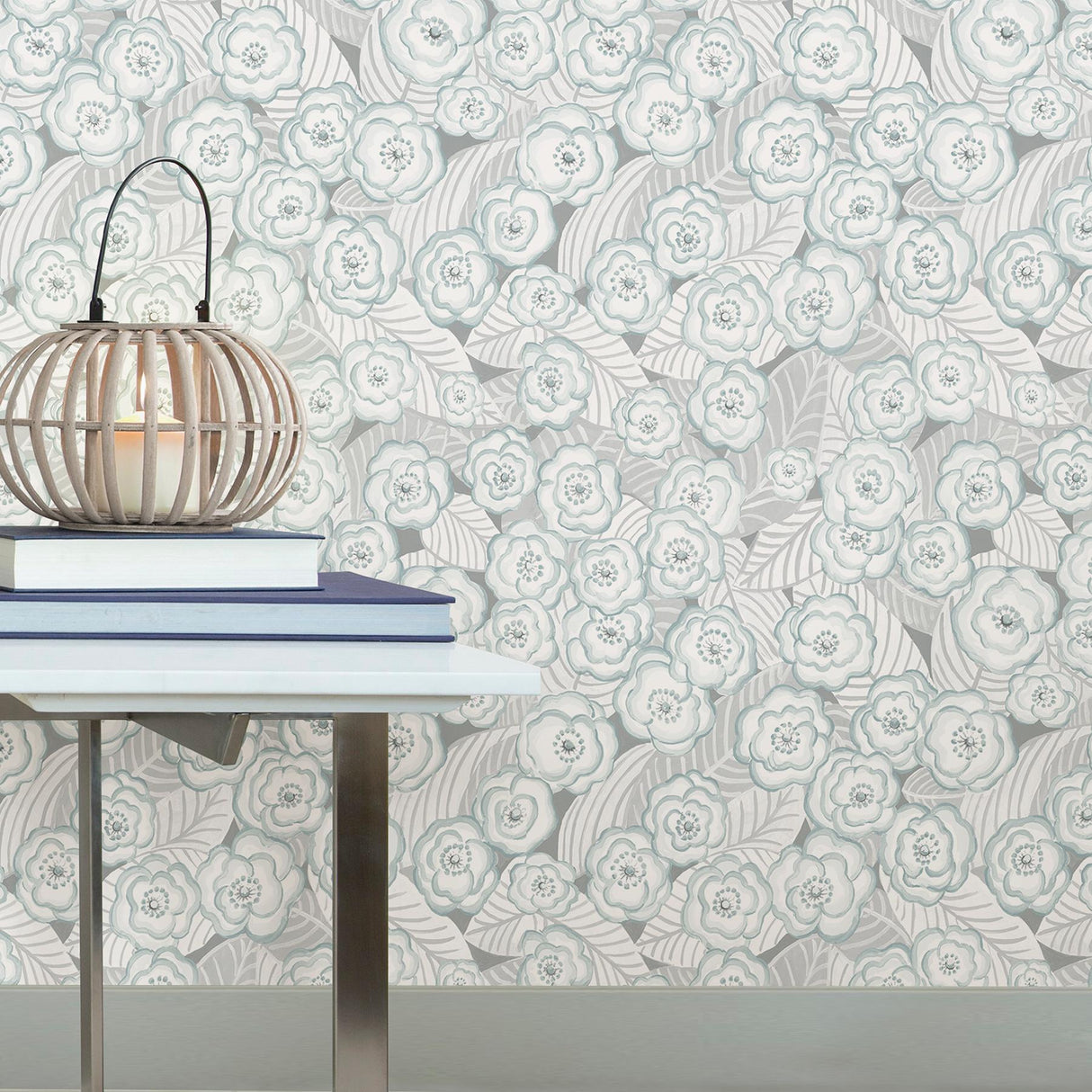 York Oopsie Daisy Grey Peel & Stick Wallpaper