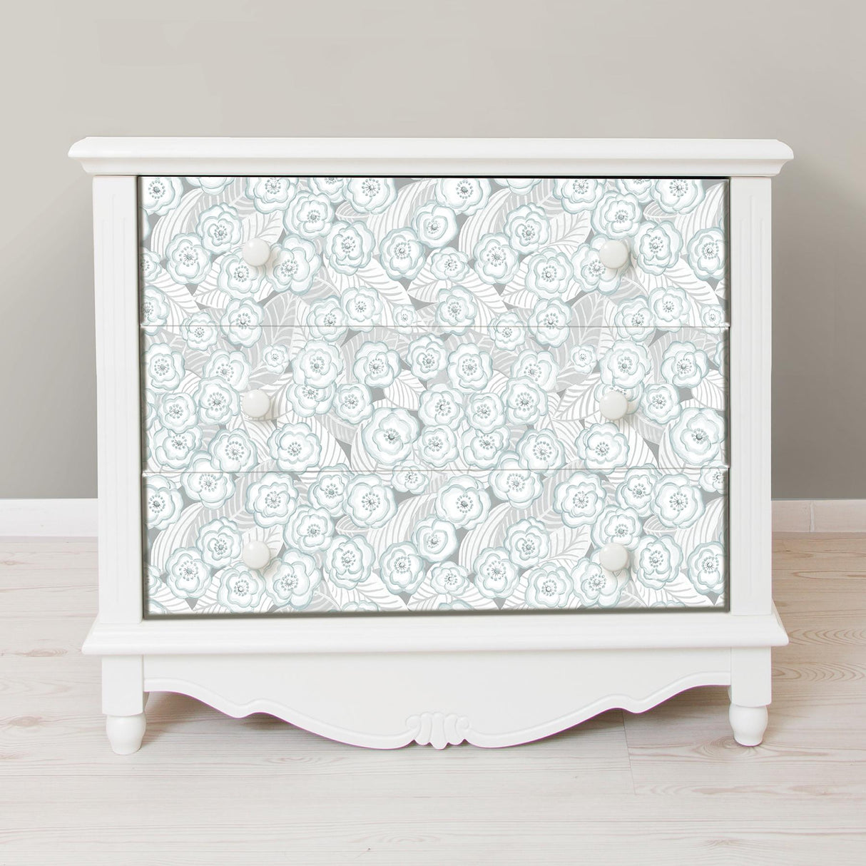 York Oopsie Daisy Grey Peel & Stick Wallpaper