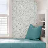York Oopsie Daisy Grey Peel & Stick Wallpaper